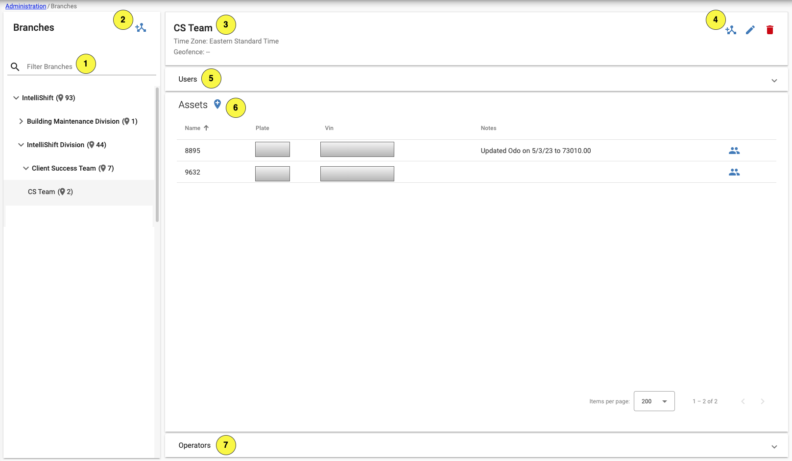View, Add, or Edit a Branch