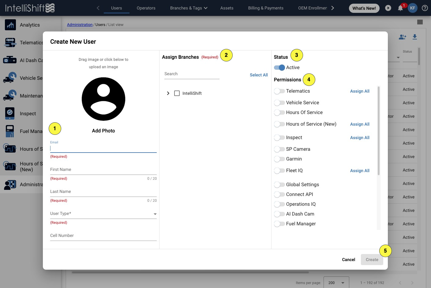 View, Add, or Edit a User