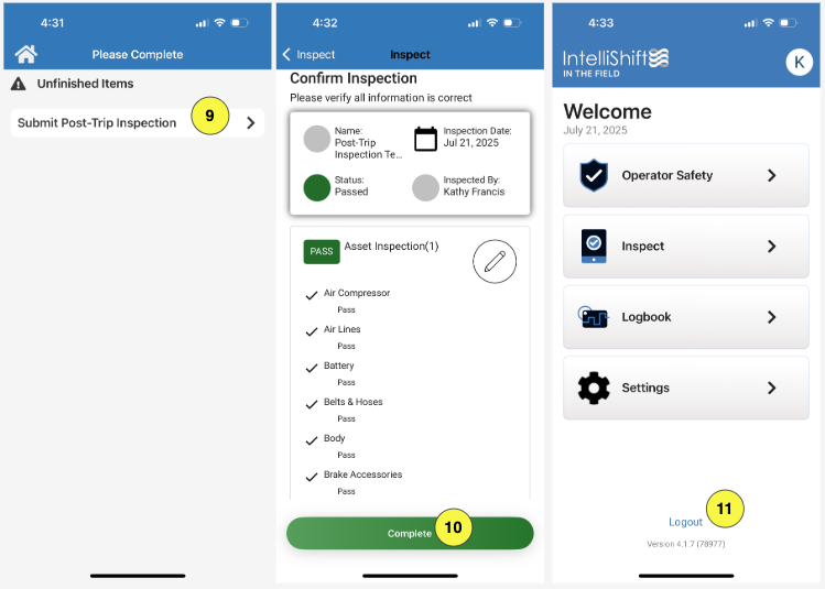 Operator Logbook Walkthrough